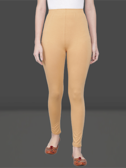 Beige ankle length sales leggings