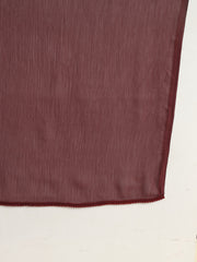 Soft Colour Chiffon Dupatta Burgundy