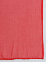 Soft Colour Chiffon Dupatta Red