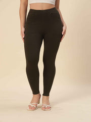 Thread Plus D Pocket Jeggings Pants Dark Mehandi