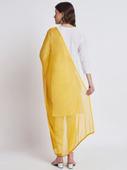 Soft Colour Chiffon Dupatta Mango Yellow