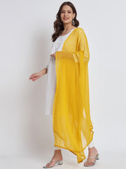 Soft Colour Chiffon Dupatta Mango Yellow