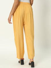 Relaxed Fit Plain Palazzo for Women