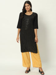 Relaxed Fit Plain Palazzo for Women