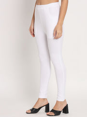 Thread Plus D Pocket Stretchable Solid Cotton Pants for White