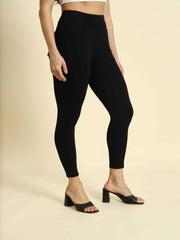 Thread Plus D Pocket Jeggings Pants Black