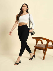 Thread Plus D Pocket Jeggings Pants Black