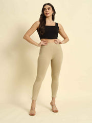 Thread Plus D Pocket Jeggings Pants Brown