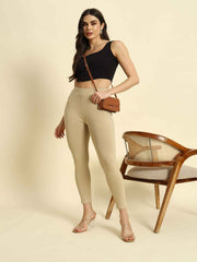 Thread Plus D Pocket Jeggings Pants Brown