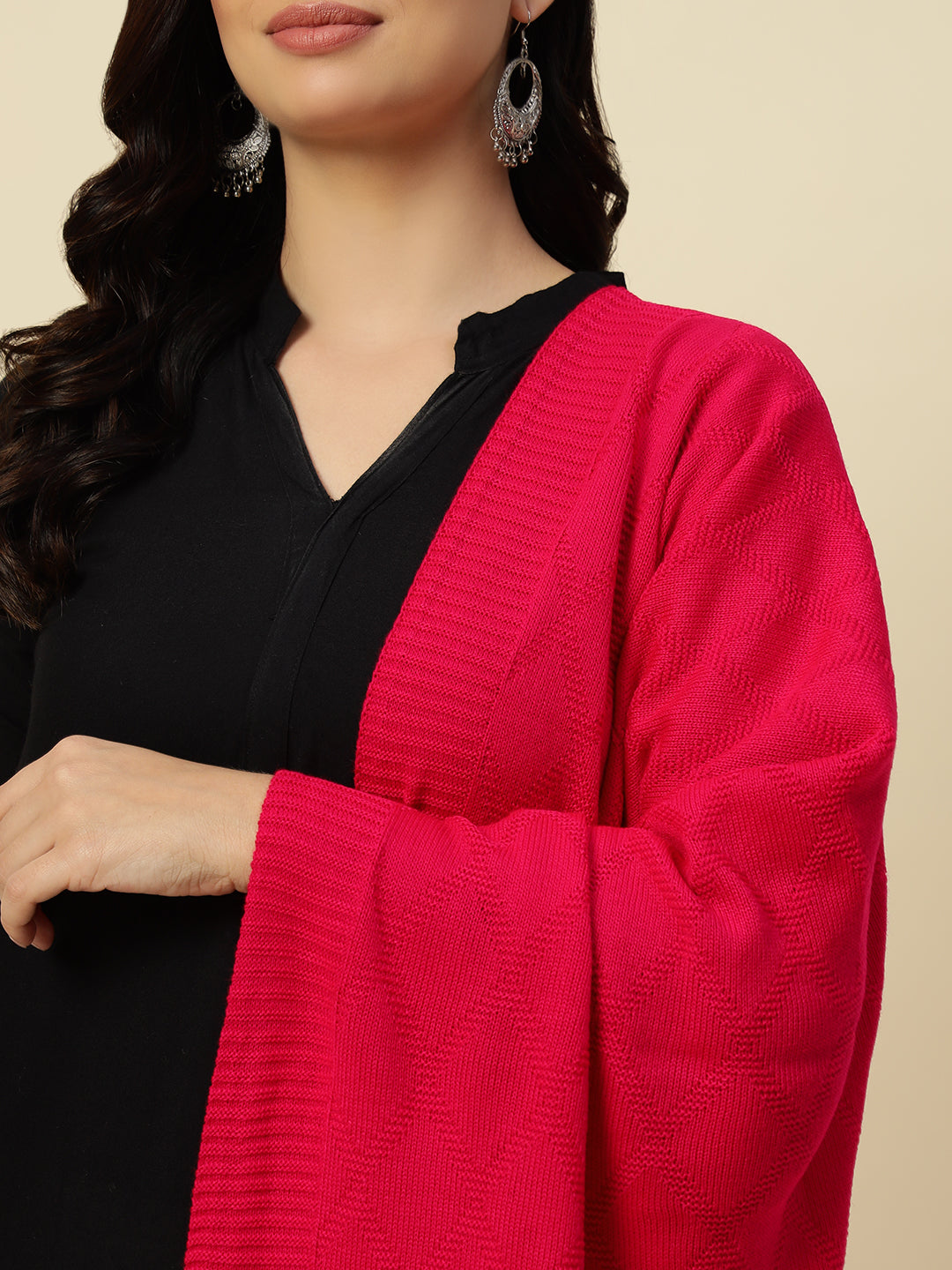 Thread Plus Winter Daffodil Designer Magenta Stole