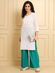 Relaxed Fit Plain Palazzo for Women