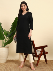 Thread Plus Stretchable Premium Pants with 2 Side Pockets Off White