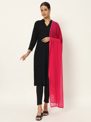 Soft Colour Chiffon Dupatta Magenta